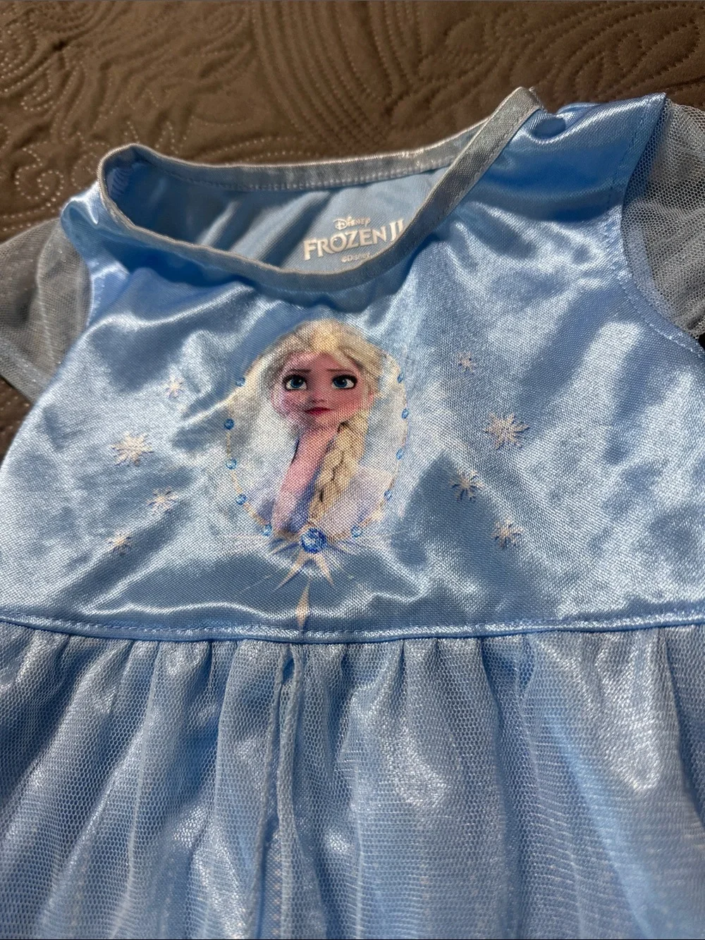 Disney Light Blue Elsa Costume Dress for Kids - Picture 2 of 4